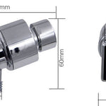 Propeller Driven Shower Head With Stop Button And Cotton Filter Turbocharged High Pressure Handheld Shower Nozzle