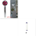 Shower Head Water Saving Flow 360 Degrees Rotating With Small Fan ABS Rain High Pressure Spray Nozzle Bathroom Accessories