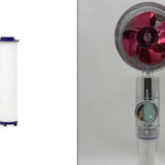 Shower Head Water Saving Flow 360 Degrees Rotating With Small Fan ABS Rain High Pressure Spray Nozzle Bathroom Accessories